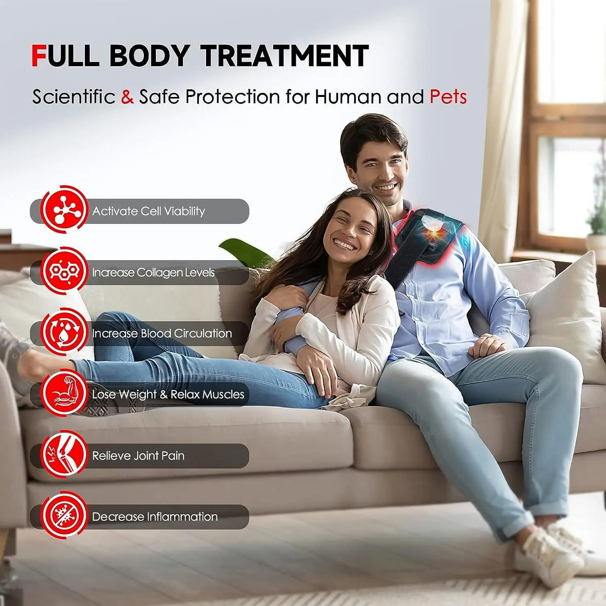 LEDs Red＆Infrared Light Therapy Belt