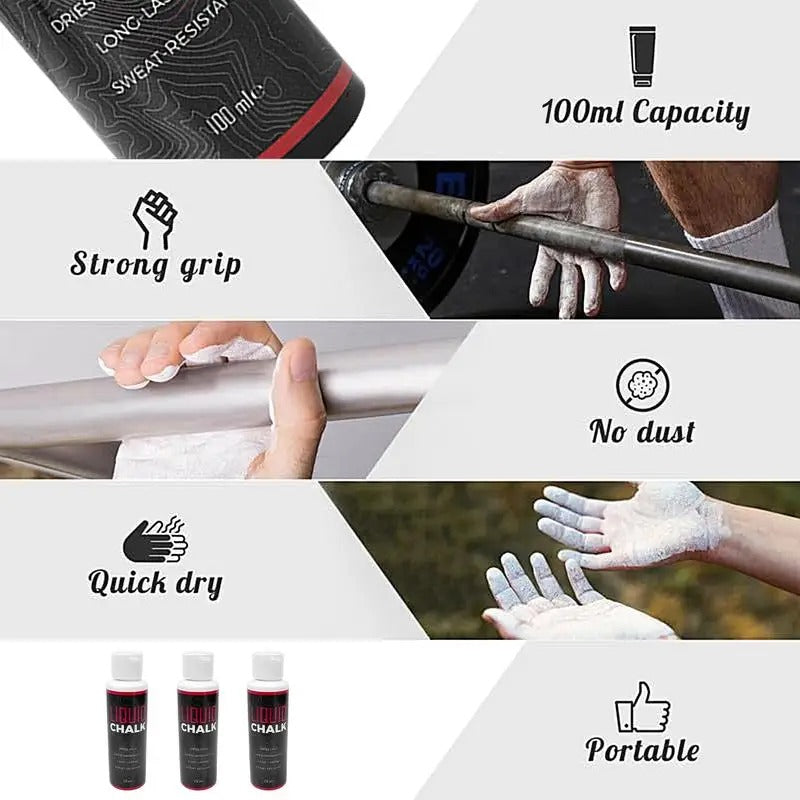 50ml/100ml Liquid Chalk for Weight Lifting and Climbing
